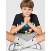 Nike Big Kids’ Sportswear Club Just Do It Graphic T-Shirt – Boys and Girls(Black/(Cf))