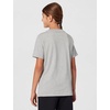Nike Big Kids’ Sportswear Club Just Do It Graphic T-Shirt – Boys and Girls(Dark Grey Heather)