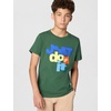 Nike Big Kids’ Sportswear Club Just Do It Graphic T-Shirt – Boys and Girls(Fir/(Cf))