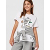 Nike Big Kids’ Sportswear Club Just Do It Graphic T-Shirt – Boys and Girls(White)
