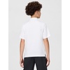 Nike Big Kids’ Sportswear Club Knit Short-Sleeve Polo Shirt – Boys & Girls(White/Black)