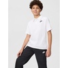 Nike Big Kids’ Sportswear Club Knit Short-Sleeve Polo Shirt – Boys & Girls(White/Black)