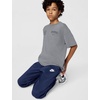Nike Big Kids’ Sportswear Club Speed and Sport T-Shirt – Boys and Girls(Smoke Grey)