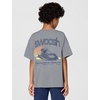 Nike Big Kids’ Sportswear Club Speed and Sport T-Shirt – Boys and Girls(Smoke Grey)