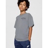 Nike Big Kids’ Sportswear Club Speed and Sport T-Shirt – Boys and Girls(Smoke Grey)