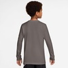 Nike Big Kids’ Sportswear Club Spooky Long-Sleeve T-Shirt – Boys and Girls(Cave Stone)