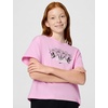 Nike Girls’ Sportswear Boxy Bear T-Shirt(Pink Rise/(Aop))
