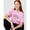 Nike Girls’ Sportswear Boxy Bear T-Shirt(Pink Rise/(Aop))