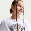 Nike Girls’ Sportswear Boxy Bear T-Shirt(White/(Aop))
