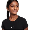 Nike Girls’ Sportswear Cropped T-Shirt(Black)