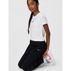 Nike Girls’ Sportswear Cropped T-Shirt(White)