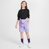 Nike Girls’ Sportswear Essential Long-Sleeve T-Shirt(Black)