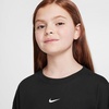 Nike Girls’ Sportswear Essential Long-Sleeve T-Shirt(Black)
