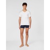 Nike Men’s Essential Cotton Stretch Short Sleeve V-Neck Undershirts (2-Pack)(White/White)