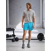 Nike Men’s Miler Dri-FIT 5″ Brief-Lined Running Shorts(Light Current Blue/Reflective Silver)