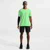 Nike Men’s Miler Dri-Fit UV Short-Sleeve Running Top(Illusion Green/Reflective Silver)