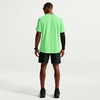 Nike Men’s Miler Dri-Fit UV Short-Sleeve Running Top(Illusion Green/Reflective Silver)