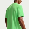 Nike Men’s Miler Dri-Fit UV Short-Sleeve Running Top(Illusion Green/Reflective Silver)