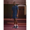 Nike Men’s Miler Dri-Fit UV Short-Sleeve Running Top(Midnight Navy/Reflective Silver)