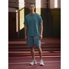 Nike Men’s Miler Dri-Fit UV Short-Sleeve Running Top(Mineral Slate/Reflective Silver)