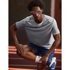 Nike Men’s Miler Dri-Fit UV Short-Sleeve Running Top(Smoke Grey/Reflective Silver)