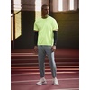 Nike Men’s Miler Dri-Fit UV Short-Sleeve Running Top(Volt Ice/Reflective Silver)