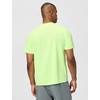 Nike Men’s Miler Dri-Fit UV Short-Sleeve Running Top(Volt Ice/Reflective Silver)