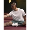 Nike Men’s Miler Dri-Fit UV Short-Sleeve Running Top(White/Reflective Silver)
