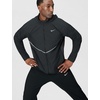 Nike Men’s Miler Uv Repel Running Jacket(Black/Black/Reflective Silver)