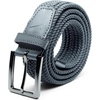 Nike Men’s Stretch Woven Belt(Dark Grey Herringbone)