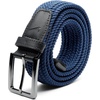 Nike Men’s Stretch Woven Belt(Navy Herringbone)