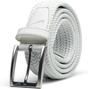 Nike Men’s Stretch Woven Belt(White Herringbone)