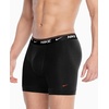 Nike Men’s Ultra Comfort Boxer Brief Underwear (3-Pack)(Black / Black/ Black)