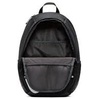 Nike Unisex Adult Classics Heritage Sweep Backpack | Mens and Womens(Black/Black/White)