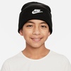 Nike Unisex Adult Peak Futura Beanie(Black Heather/White)