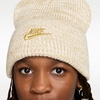 Nike Unisex Adult Peak Futura Beanie(Filbert/Light Khaki/Sail/Metallic Gold)