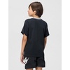 Nike Unisex Big Kids’ Dri-FIT Total90 Soccer T-Shirt – Boys and Girls(Black)