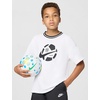 Nike Unisex Big Kids’ Dri-FIT Total90 Soccer T-Shirt – Boys and Girls(White)