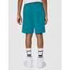 Nike Unisex Big Kids’ Sportswear Club 6″ Knit Shorts – Boys and Girls(Bright Spruce/White)