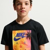 Nike Unisex Big Kids’ Sportswear Club Photo Graphic T-Shirt – Boys & Girls(Black)