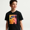 Nike Unisex Big Kids’ Sportswear Club Photo Graphic T-Shirt – Boys & Girls(Black)