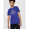 Nike Unisex Big Kids’ Sportswear Club Rules T-Shirt – Boys and Girls(Deep Royal Blue)