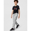 Nike Unisex Big Kids’ Sportswear Club T-Shirt with Pocket – Boys and Girls(Black)