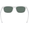 Nike Unisex Embar Polarized Square Sunglasses(Clear / Polar Green)