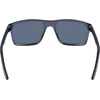 Nike Unisex Fire Polarized Rectangular Sunglasses(Dark Grey/Polar Red Flash)