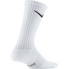 Nike Unisex Kids’ Everyday Cushioned Crew Socks (3-Packs) | Boys and Girls(White/Black)