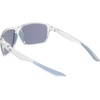 Nike mens Nike Premier Zone Square Sunglasses(Clear / Ice Blue Mirror)