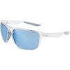 Nike mens Nike Premier Zone Square Sunglasses(Clear / Ice Blue Mirror)
