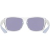 Nike mens Nike Premier Zone Square Sunglasses(Clear / Ice Blue Mirror)
