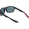 Nike mens Nike Premier Zone Square Sunglasses(Matte Black / Red Mirror)